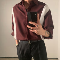 Men's Fashion Oversized Style Long Sleeve Shirt
