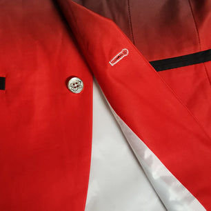 Blazer Men New Male Gradient Suit