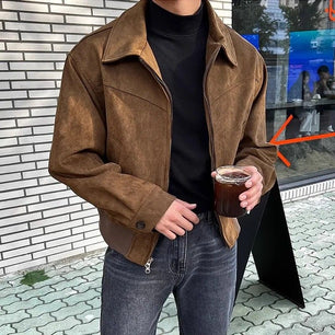 Spring And Autumn Loose Lapels Fashion Short Jacket
