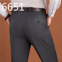 Men's Straight Leg No-Iron Suit Pants