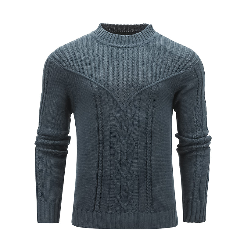 Men's Winter Warm Jacquard Sweater