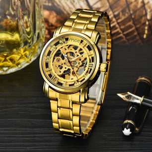 Men's Fashion Gold Wrist Watch