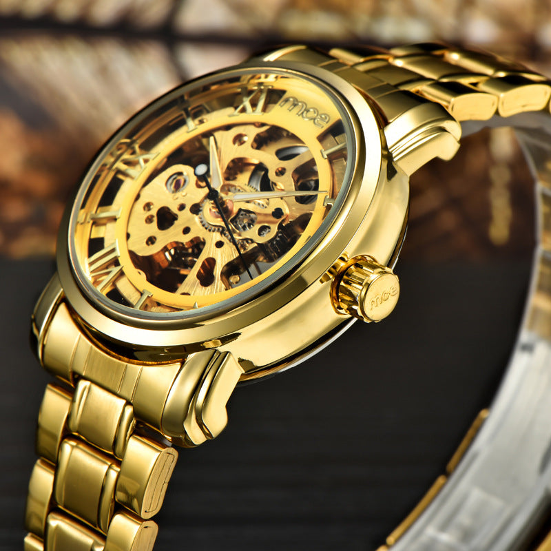 Men's Fashion Gold Wrist Watch
