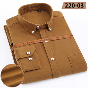 Men's Retro Style Casual Corduroy Shirt