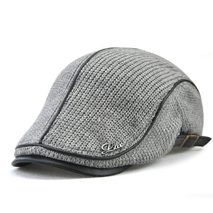 Men's Warm Knit Vintage Winter Hat- Mature Leisure