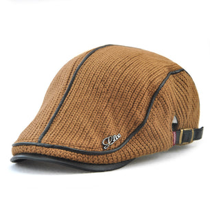 Men's Warm Knit Vintage Winter Hat- Mature Leisure