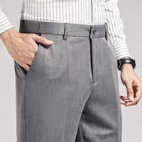 Men's Suit Pants Non-ironing Straight Business