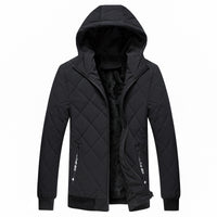 Men's Fall Winter Hooded Velvet Cotton Clothes