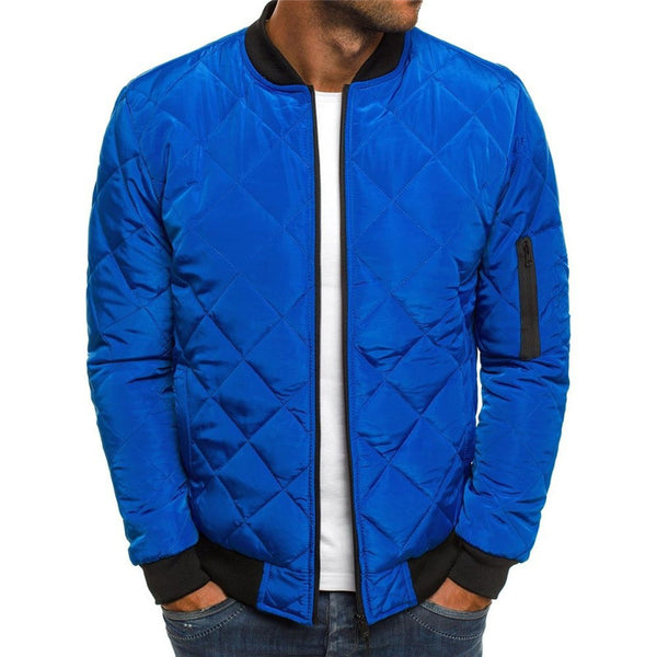 Urban Casual Solid Color Winter Jacket