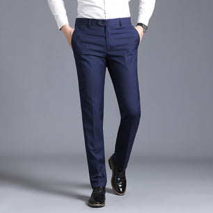 Men's Casual Straight Suit Pants