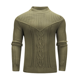 Men's Winter Warm Jacquard Sweater