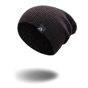 Winter Fashion Knitted Beanie Hat- Elastic Wool Outdoor