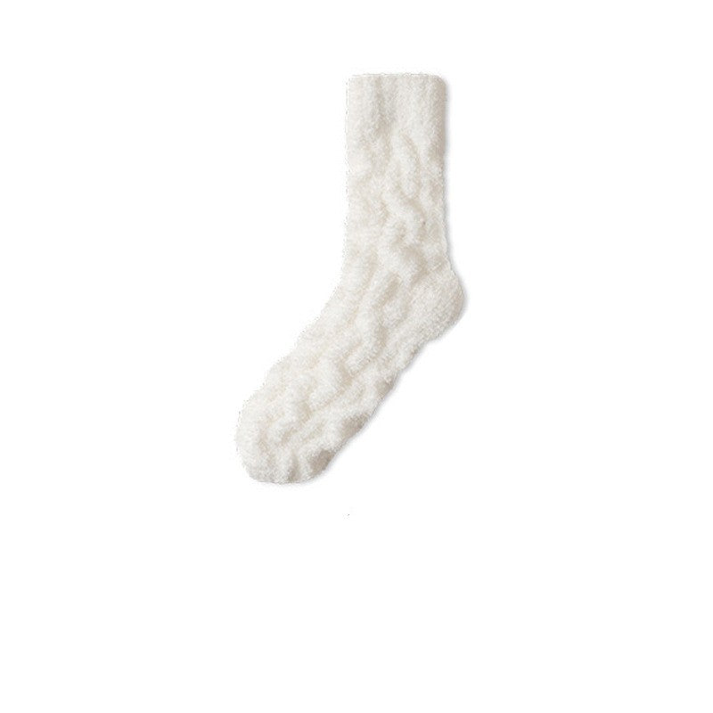Coral Velvet For Male Home Room Socks Couple Style