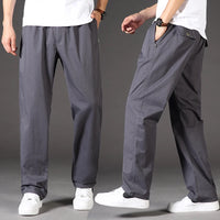 Men's Clothing Autumn Spring Work Pants Relaxed Fit Cargo Pants