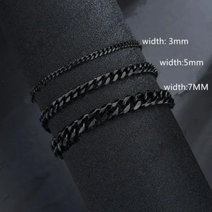 Cuban Chain Men Bracelet Classic Stainless