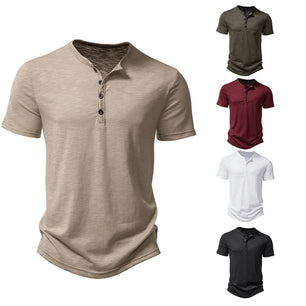 Henley Collar Summer Tshirt