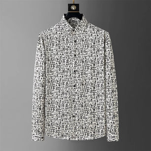 Men’s Spring-Summer Loose Long Sleeve Casual Shirt
