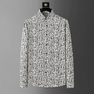 Men’s Spring-Summer Loose Long Sleeve Casual Shirt