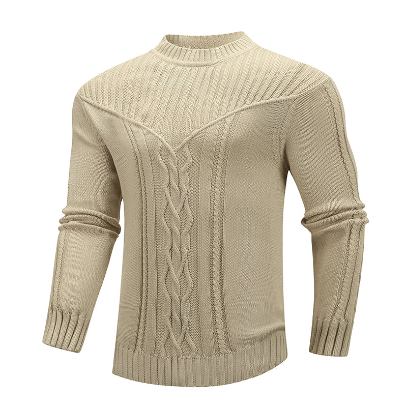 Men's Winter Warm Jacquard Sweater
