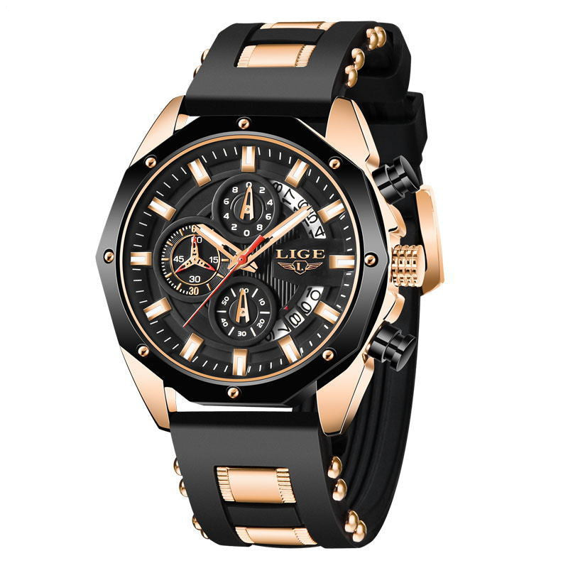Men's Luxury Fashion Waterproof Wristwatch