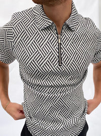 Men's Fashion Style Polo Shirt Short-Sleeve