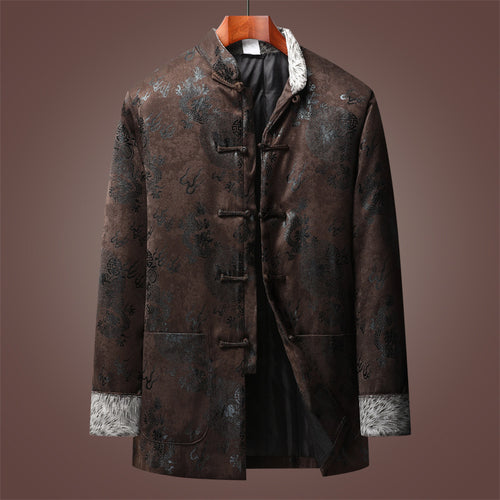 Long Sleeve Cotton Coat Men's Coat