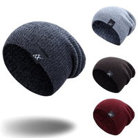 Winter Fashion Knitted Beanie Hat- Elastic Wool Outdoor