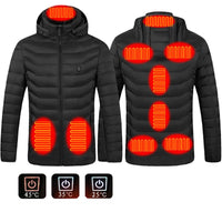 Thermal Heated Jacket Electric USB-  Cotton Winter Vests