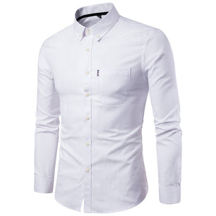 Men's Slim Fit Long Sleeve Dress Shirt