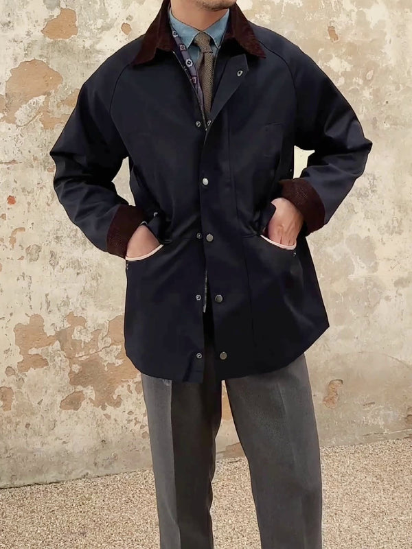 Vintage Waterproof Jacket Corduroy For Men